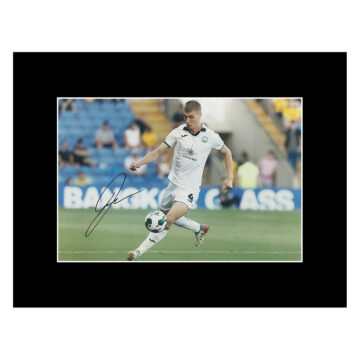 Signed Jay Fulton Photo Display - 16x12 Swansea City Autograph