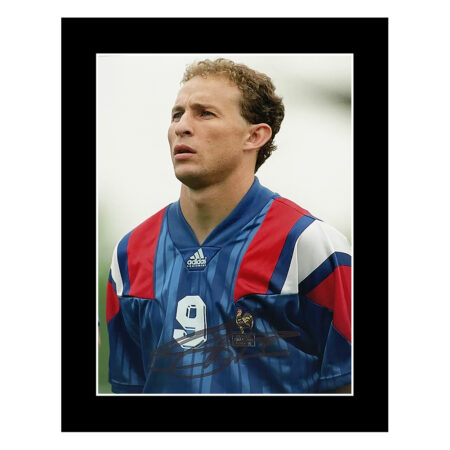 Signed Jean-Pierre Papin Photo Display - 10x8 France Icon Autograph