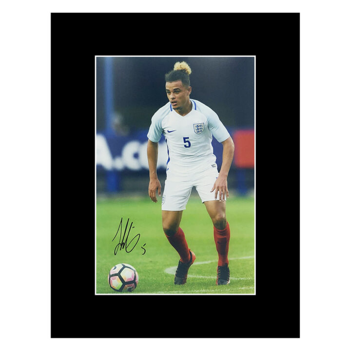 Signed Joel Latibeaudiere Photo Display - 16x12 England Icon