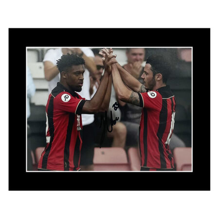 Signed Jordon Ibe Photo Display - 12x8 Bournemouth Autograph