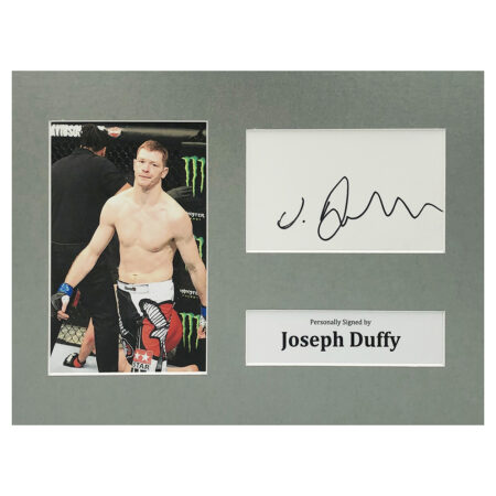 Signed Joseph Duffy Photo Display - 12x8 UFC Icon