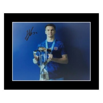 Signed Josh Griffiths Photo Display - 12x10 Euro 2023 U21 Champion