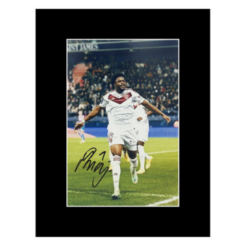 Signed Josh Maja Photo Display - 16x12 Bordeaux Icon Autograph