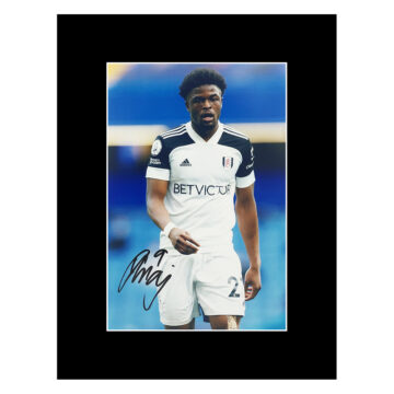 Signed Josh Maja Photo Display - 16x12 Fulham Icon