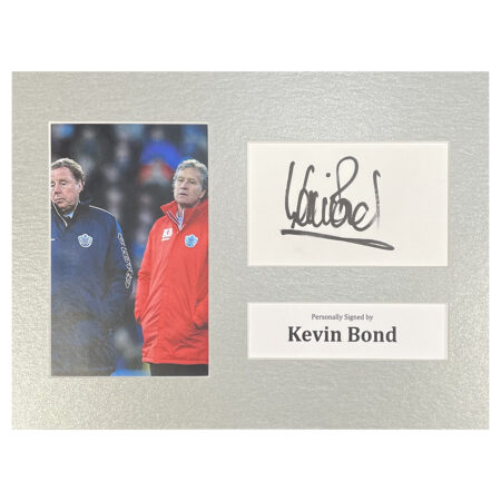 Signed Kevin Bond Photo Display - 12x8 QPR Icon