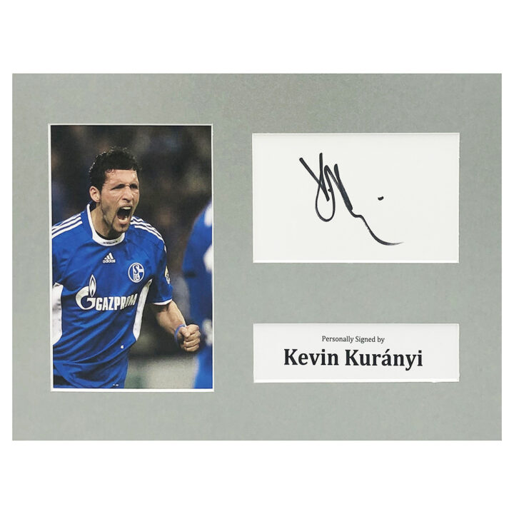 Signed Kevin Kuranyi Photo Display - 12x8 Schalke Icon