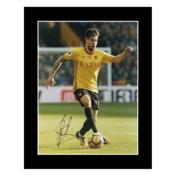 Signed Kiko Femenia Photo Display - 12x10 Watford Icon