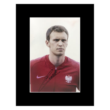 Signed Krystian Bielik Photo Display - 16x12 Poland Icon