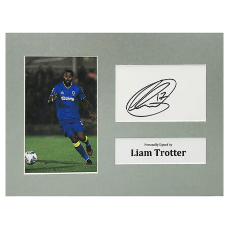 Signed Liam Trotter Photo Display - 12x8 Wimbledon Icon