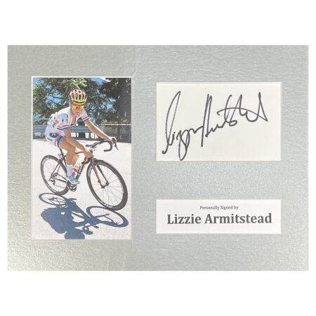 Signed Lizzie Armitstead Photo Display - 12x8 Olympic Icon