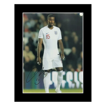 Signed Marc Guehi Photo Display - 12x10 England Icon Autograph