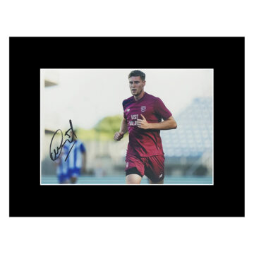 Signed Mark McGuinness Photo Display - 16x12 Cardiff City Autograph