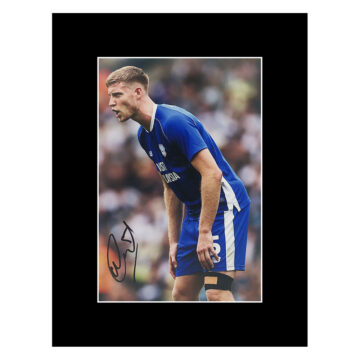 Signed Mark McGuinness Photo Display - 16x12 Cardiff City Icon