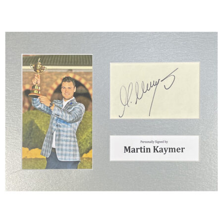 Signed Martin Kaymer Photo Display - 12x8 Ryder Cup Winner 2012