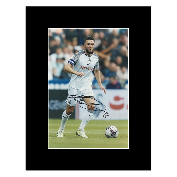 Signed Matt Grimes Photo Display - 16x12 Swansea City Autograph