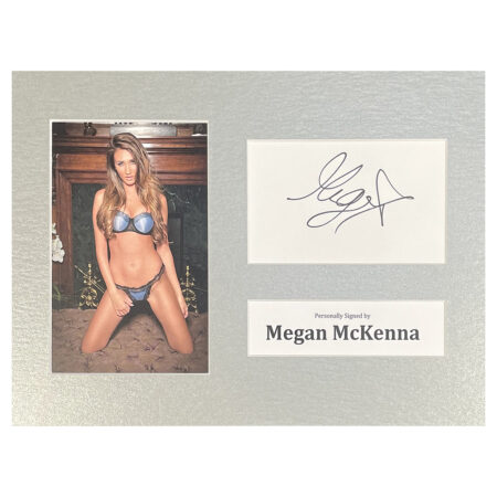 Signed Megan McKenna Photo Display - 12x8 TV Icon