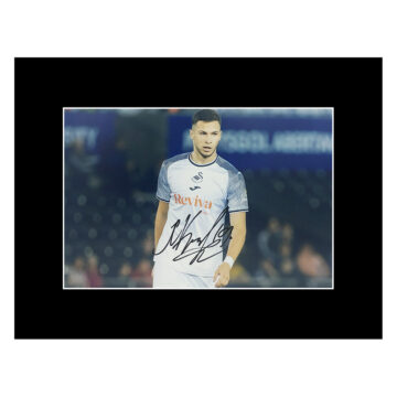 Signed Mykola Kukharevych  Photo Display - 16x12 Swansea City Icon