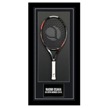 Signed Naomi Osaka Framed Racket - US Open Winner 2018