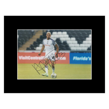 Signed Nathan Wood Photo Display - 16x12 Swansea City Autograph