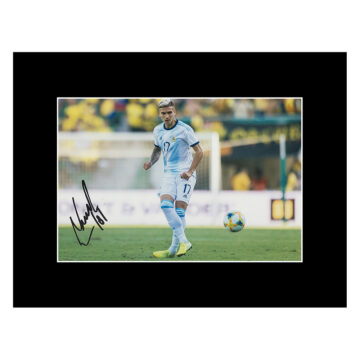 Signed Nicolas Dominguez Photo Display - 16x12 Argentina Icon