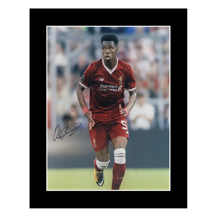 Signed Ovie Ejaria Photo Display - 12x10 Liverpool Autograph