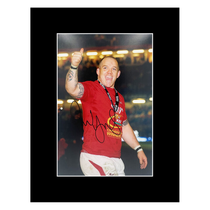 Signed Paul James Photo Display 16×12 – Six Nations Champion 2013