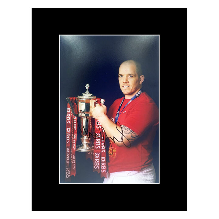 Signed Paul James Photo Display 16×12 – Wales Rugby Icon