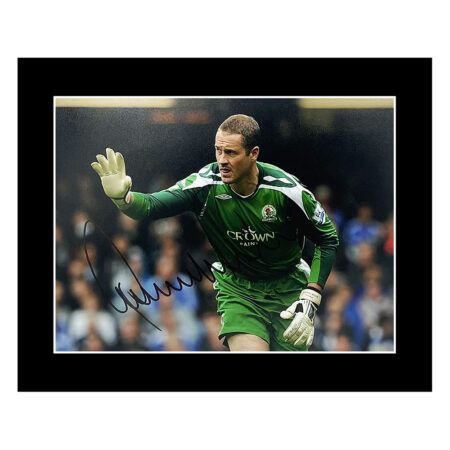 Signed Paul Robinson Photo Display - 10x8 Blackburn Rovers Icon