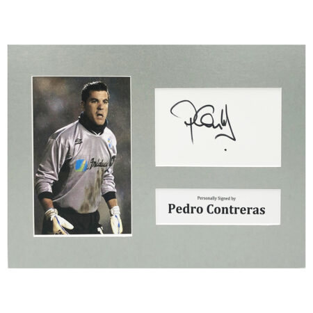 Signed Pedro Contreras Photo Display - 12x8 Malaga Icon