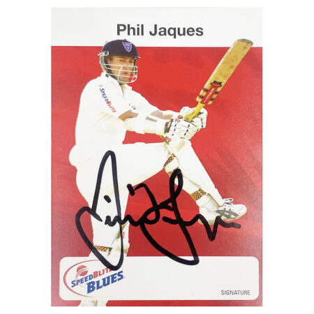 Signed Phil Jaques Collector Card - Australia Cricket Icon