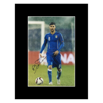 Signed Roberto Soriano Photo Display - 16x12 Italy Icon