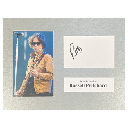 Signed Russell Pritchard Photo Display - 12x8 Music Icon