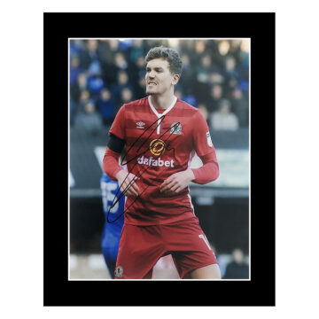 Signed Sam Gallagher Photo Display - 12x10 Blackburn Rovers Autograph