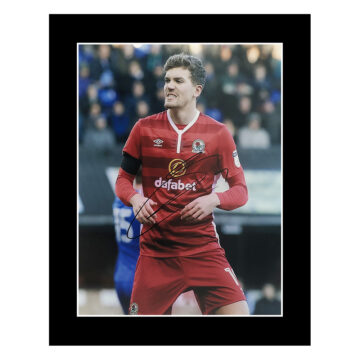 Signed Sam Gallagher Photo Display - 12x10 Blackburn Rovers Icon