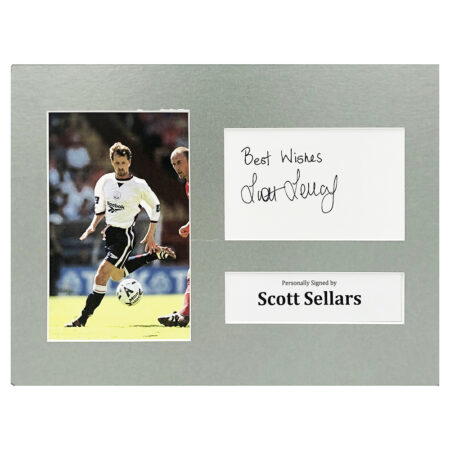 Signed Scott Sellars Photo Display - 12x8 Bolton Wanderers Icon