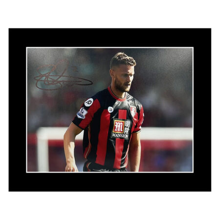 Signed Simon Francis Photo Display - 10x8 Bournemouth Autograph