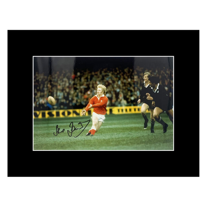 Signed Steve Fenwick Photo Display 16x12 - Wales Rugby Icon