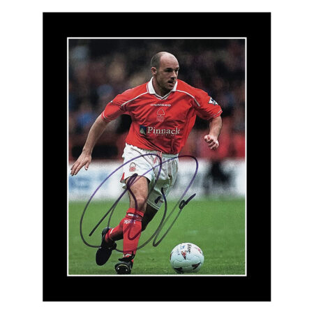 Signed Steve Stone Photo Display 10x8 - Nottingham Forest Autograph