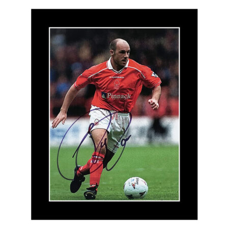 Signed Steve Stone Photo Display 10x8 - Nottingham Forest Icon Autograph