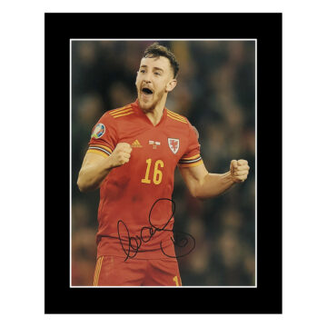 Signed Tom Lockyer Photo Display - 12x10 Wales Icon