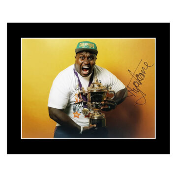 Signed Trevor Nyakane Photo Display 12x10 – RWC Winner 2019