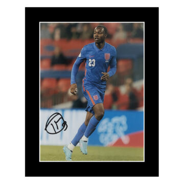 Signed Tyrick Mitchell Photo Display - 12x10 England Autograph