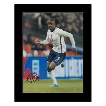 Signed Tyrick Mitchell Photo Display - 12x10 England Icon