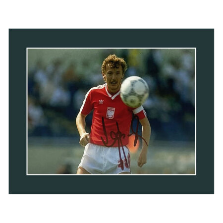 Signed Zbigniew Boniek Photo Display - 10x8 Poland Icon