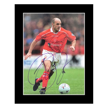 Steve Stone Signed Photo Display - 12x8 Nottingham Forest Icon Autograph