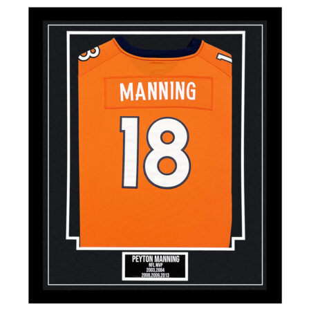 Unsigned Peyton Manning Framed Shirt - NFL MVP Jersey