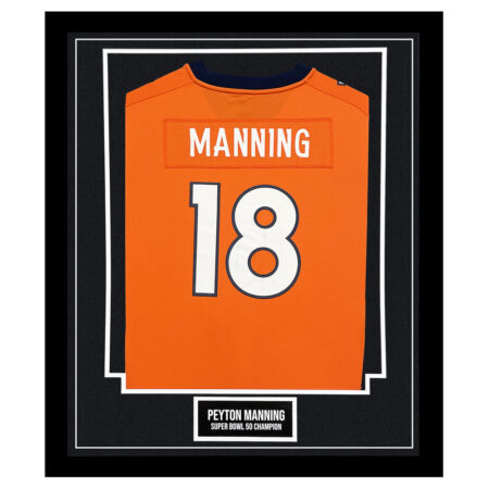 Unsigned Peyton Manning Framed Shirt - Super Bowl 50 Champion