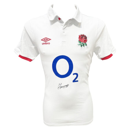 Signed Ollie Lawrence Shirt - England Rugby Icon Autograph