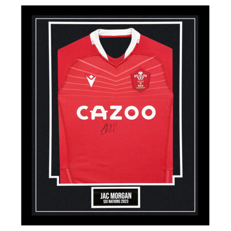 Signed Jac Morgan Framed Shirt - Six Nations 2023