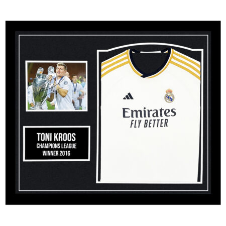 Signed Toni Kroos Framed Display - Champions League Winner 2016